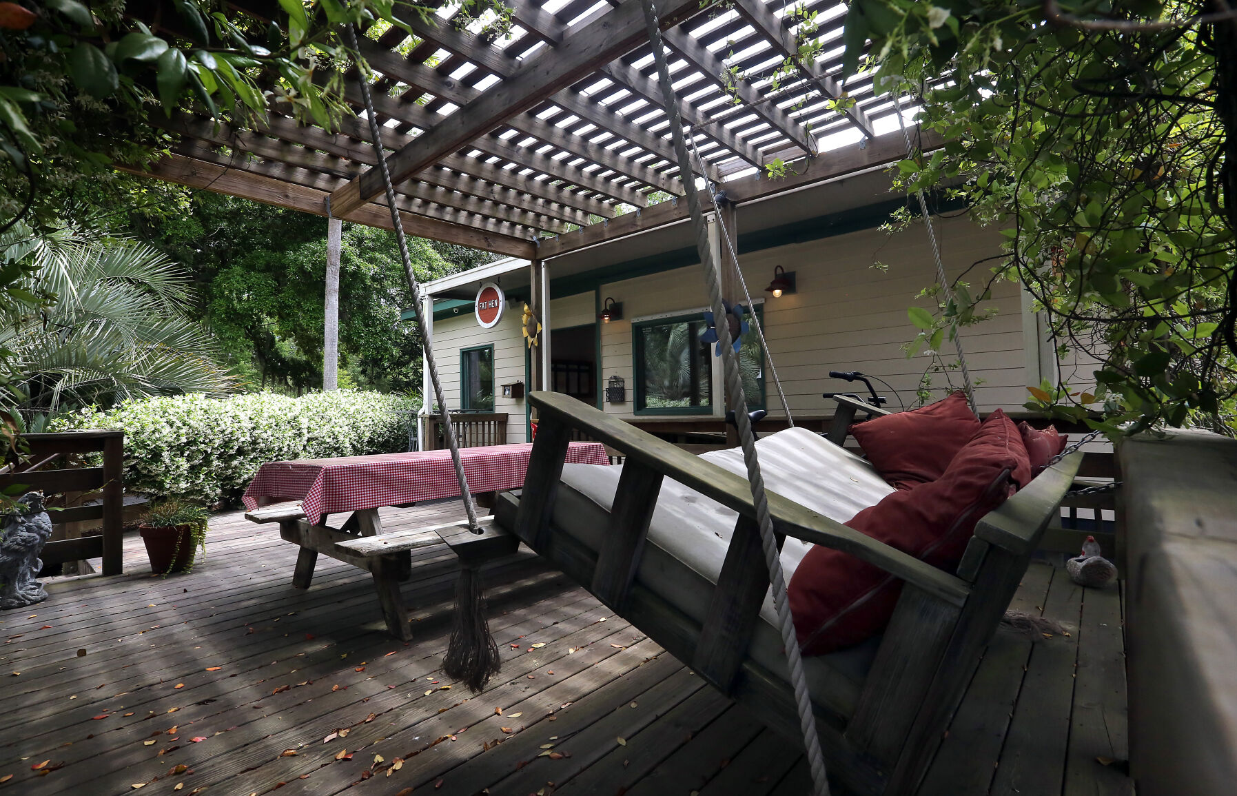 Fat Hen back porch